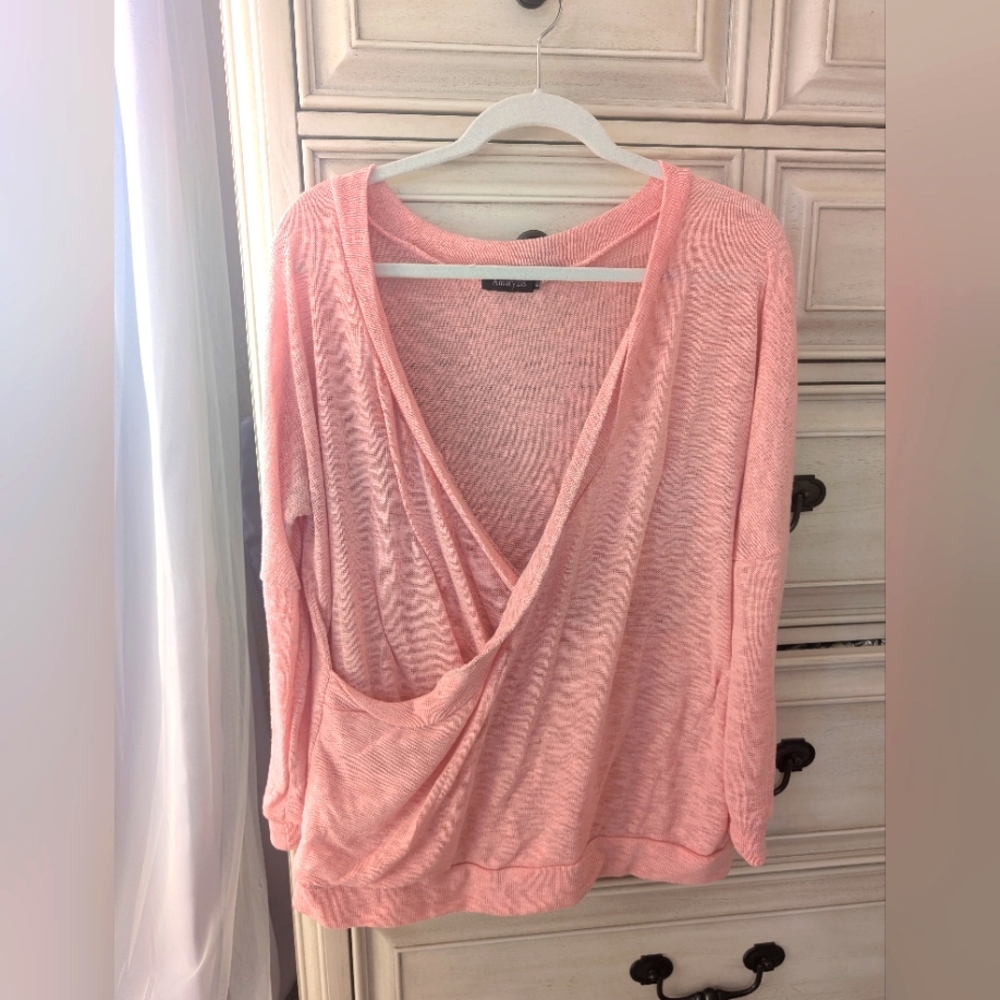 Large Wrap Style Sweater